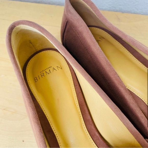 COPY - Alexandre Birman pink suede loafers - Picture 2 of 6